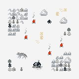 Campfire Wilds mosaic